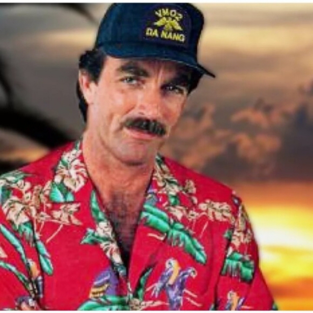 Paradise Found Hawaiian Short Sleeve Jungle Bird Magnum PI Button Down Shirt 4XL - Picture 10 of 13